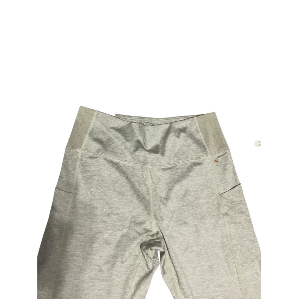 C&C California Heathered Green High-Rise Leggings with Side Pockets Size L - Picture 4 of 11